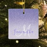Moderne Paarse Glitter Sparkles Personated Name Keramisch Ornament<br><div class="desc">Introductie van ons collectie van moderne en glamoureuze producten: "Modern Paarse Glitter Sparkles Personalized Name." Deze opvallende items zijn ontworpen om een vleugje elegantie en personalisatie aan uw leven toe te voegen. Met een betoverende paarse glitter en sprankelend motief zijn onze producten perfect voor diegenen die een beetje sprankeling in...</div>