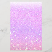 Moderne paarse glittersalon Prijslijst Flyer (Achterkant)