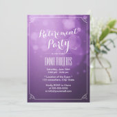 Moderne Paarse hooglichten: legante rustpartij Kaart (Staand voorkant)