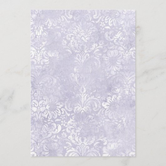 Moderne  Paarse Kaarten van het Menu van de Bindin (Achterkant)