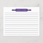 Moderne Paarse keuken- en gebruiksvoorwerpen (Achterkant)