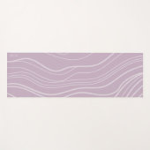 Moderne Paarse Lavendel Wave Gepersonaliseerde Yog Yogamat (Voorkant (horizontaal))