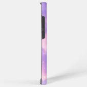 Moderne Paarse Lila hemel monogram Samsung Galaxy Hoesje (Rechterkant)