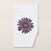 Moderne paarse maaltijd met glitter center bad handdoek (Handdoek)