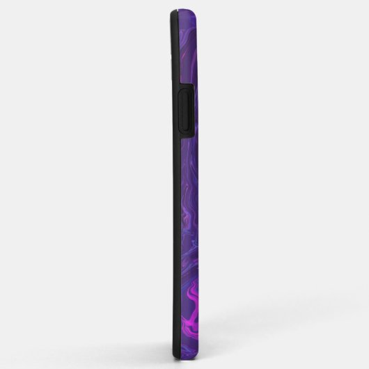 Moderne Paarse Marble Abstracte iPhone/iPad case (Achterkant/rechts)