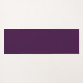 Moderne Paarse monogram werkout Yoga Mat (Achterkant (horizontaal))