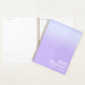 Moderne Paarse Ombre Planner (Display)