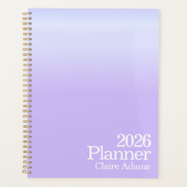 Moderne Paarse Ombre Planner
