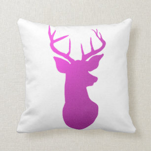 Moderne Paarse rendierhouderij/Antler-Natuur Kussen