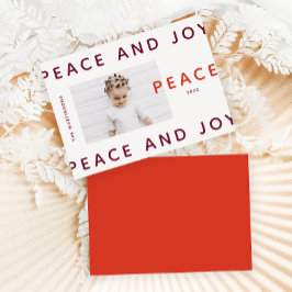 Moderne Paarse Rode Vrede en Vreugde Foto