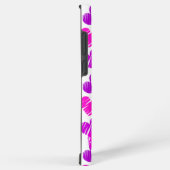 Moderne Paarse Roze Gekrabbelde Harten Valentijn N Samsung Galaxy Hoesje (Rechterkant)