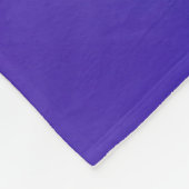 Moderne Paarse roze goudzangkerkerst Fleece Deken (Hoek)