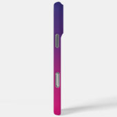 Moderne paarse roze gradiënt eenvoudige script mon Case-Mate iPhone case (Achterkant / Rechts)