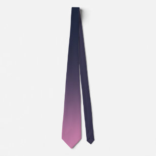 Moderne Paarse roze kleurige ombre gradiënt Stropdas