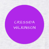 Moderne Paarse Roze School Leraar Custom Labels (Design 2)