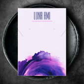 Moderne Paarse sieraden Ketting oorbel display Visitekaartje