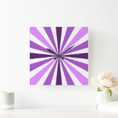 Moderne Paarse stripe klok (Huis)