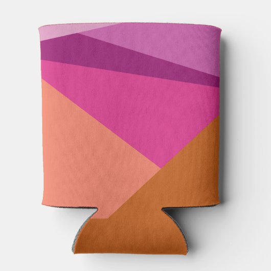 Moderne Paarse Terracotta Art Aangepaste 50ste Ver Blikjeskoeler (Achterkant)