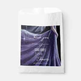 Moderne paarse trouwjurk vrijgezellenfeest#3 bedankzakje