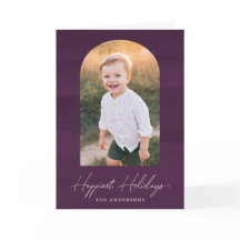 Moderne Paarse Waterverf boog foto