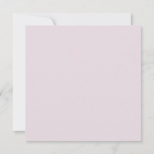 Moderne Paarse Waterverf Floral Wedding Kaart (Achterkant)