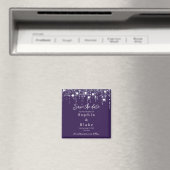 Moderne Paarse & Witte Hangende Lichten Save the D Magneet (Insitu (Vaatwasser))