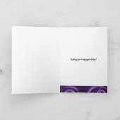 Moderne Paarse zwemkaarten Kaart (Binnen)