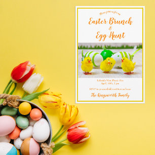 Moderne paasbrunch en eierjacht op maat kaart