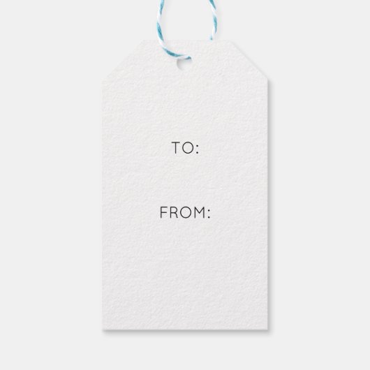 Moderne paasbunny Gift Label | Vrolijk Pasen Cadeaulabel (Achterkant)