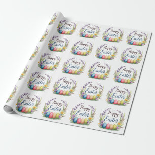 Moderne Paaseieren Mooie Collectie Cadeaupapier