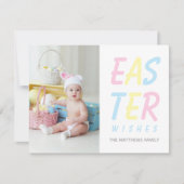 Moderne paasmakerij persoonlijke foto feestdagenkaart (Voorkant)