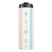 Moderne Paaspatroon Tumbler Thermosbeker (Voorkant)