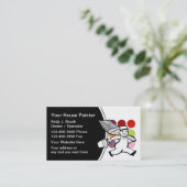 Moderne Painter-Visitekaartjes Visitekaartje (Staand voorkant)