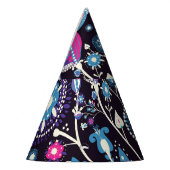 Moderne paisley: traditioneel oosters patroon. feesthoedjes (Links)