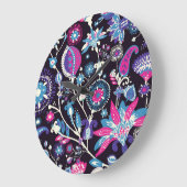 Moderne paisley: traditioneel oosters patroon. grote klok (Hoek)