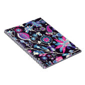 Moderne paisley: traditioneel oosters patroon. notitieboek (Rechterzijde)