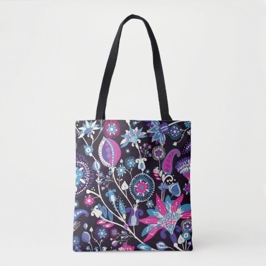Moderne paisley: traditioneel oosters patroon. tote bag (Voorkant)