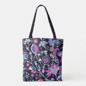 Moderne paisley: traditioneel oosters patroon. tote bag (Achterkant)