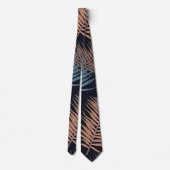 Moderne palmbladeren Tropisch Exotisch Ontwerp Stropdas (Achterkant)