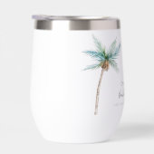 Moderne palmbomen kust vrijgezellenfeest (Rechts)