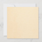 Moderne palmboom Burlap Bridal Shower Invitations Kaart (Achterkant)