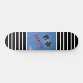 Moderne Palmboom Persoonlijk Skateboard (Horizontaal)