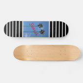Moderne Palmboom Persoonlijk Skateboard (Horizontaal)
