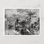 Moderne palmboom Sla het Briefkaart Datum op (Voorkant)