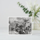 Moderne palmboom Sla het Briefkaart Datum op (Staand voorkant)