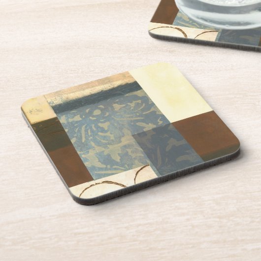 Moderne paneelschildering bier onderzetter (Linkerzijde)