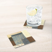 Moderne paneelschildering kartonnen onderzetters (Insitu)