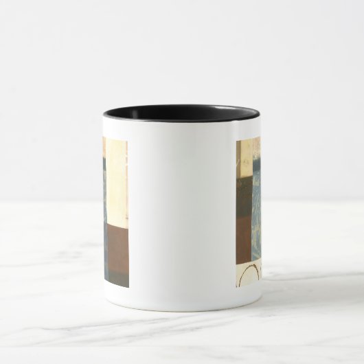 Moderne paneelschildering mok (Midden)