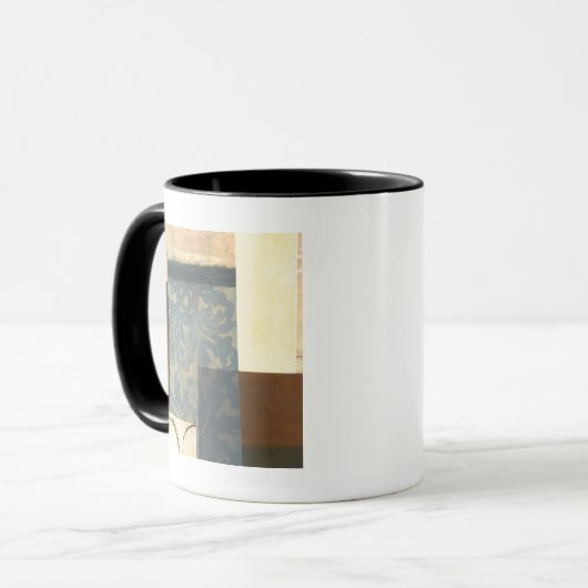 Moderne paneelschildering mok (Voorkant links)