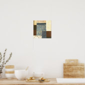 Moderne paneelschildering poster (Keuken)